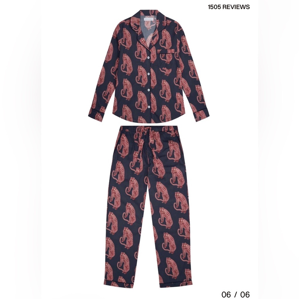 NWT Sansindo Tiger Long Pyjama Set